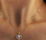 Heart with Zircon