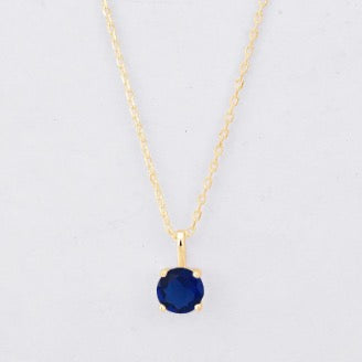 GoldChain-Colorful Birthstone