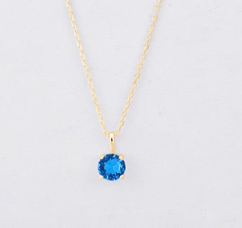 GoldChain-Colorful Birthstone