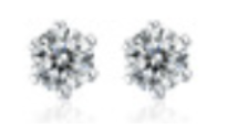 Floral Moissanite Earrings