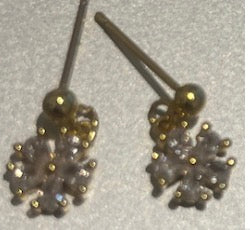 Flower Gold Earrings