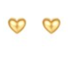 Heart Earrings 18k