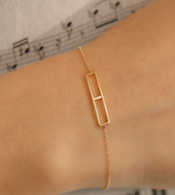 Minimalist Micro Inlaid Zircon Bracelet