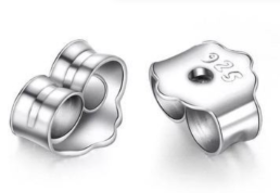 Pure Silver Earring Backs
