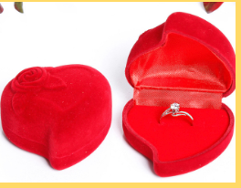 Heart Red Ring Box