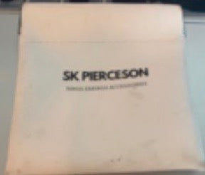 White SK PVC Bag