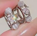Crystal Wave Hoops