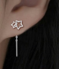 Hollow Five-Pointed Star Long Threads