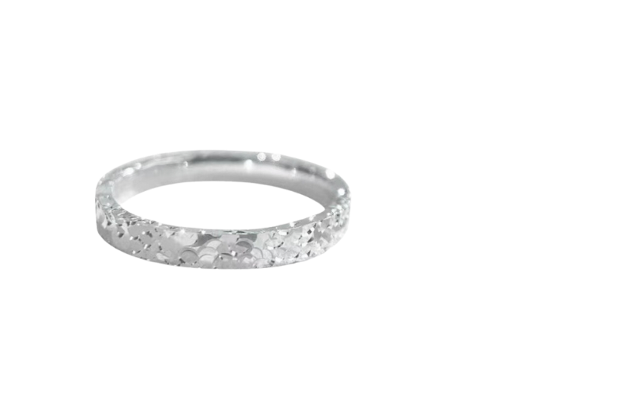 Ice Sparkle Pure Silver Ring