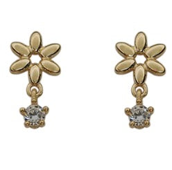 Daisy Crystal Drop Earrings