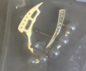18k Gold Pearl Clips