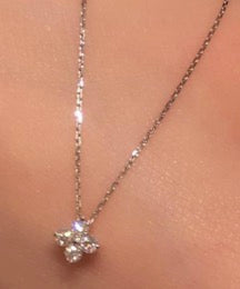 Four-Leaf Diamond Necklace