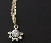 Sun S925 Sterling Silver Gold Flower Necklace