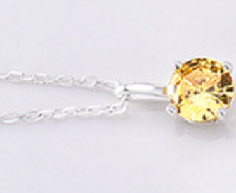 SilverChain-Colorful Birthstone