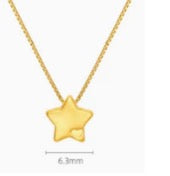 Gold Ribbon Bow Pendant