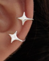 Starry Clip Earrings