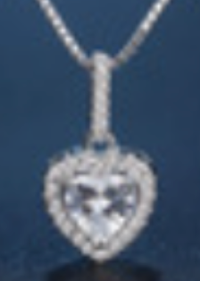 Heart Moissanite Pendant