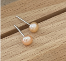 Golden Hue Pearl Studs