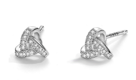 Butterfly Crystal Stud Earrings