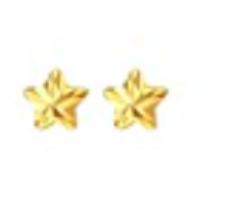 Star Earrings 18k