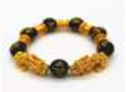 Double Pixiu Six-Character Barrel Bead Style Bracelet