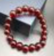 10mm Single Loop Garnet Bracelet