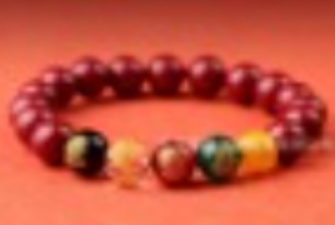 10mm Garnet Bracelet with Mixed Beads