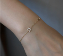 Delicate Hollow Star Bracelet