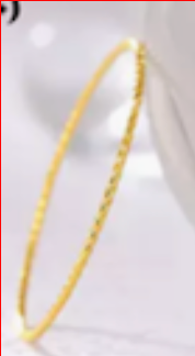 Shimmering Gold Bangle