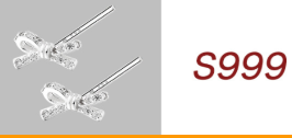 S999 Silver Butterfly Studs (D)
