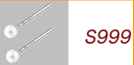 S999 Silver 3mm Pearl Studs