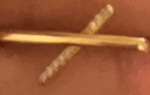 Cross Diamond Glow Studs