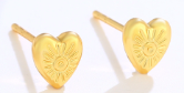Heart Bloom Studs