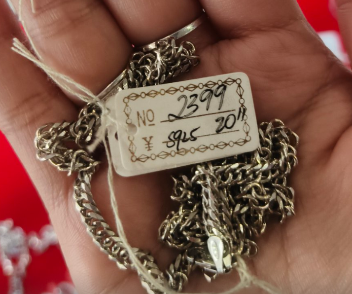 Man Silver Chain