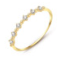 Six-Stone Moissanite Band