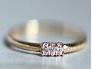 Triple Sparkle Ring