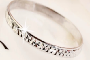 Geometric Shine Bangle