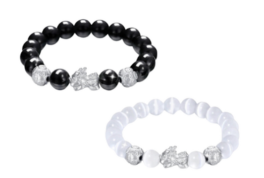 25 Silver Couples' Pixiu Bracelet for Dragon Zodiac Year